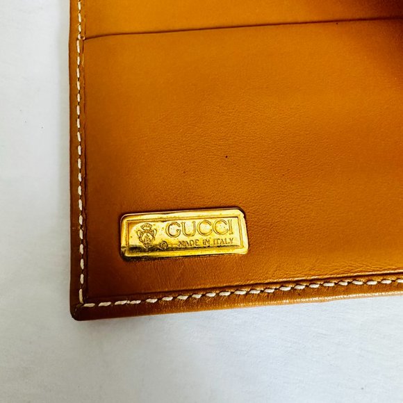 AUTH GUCCI MICRO GG LEATHER AND CANVAS LONG WALLET MADE IN ITALY 035.922.0294 - Picture 12 of 15